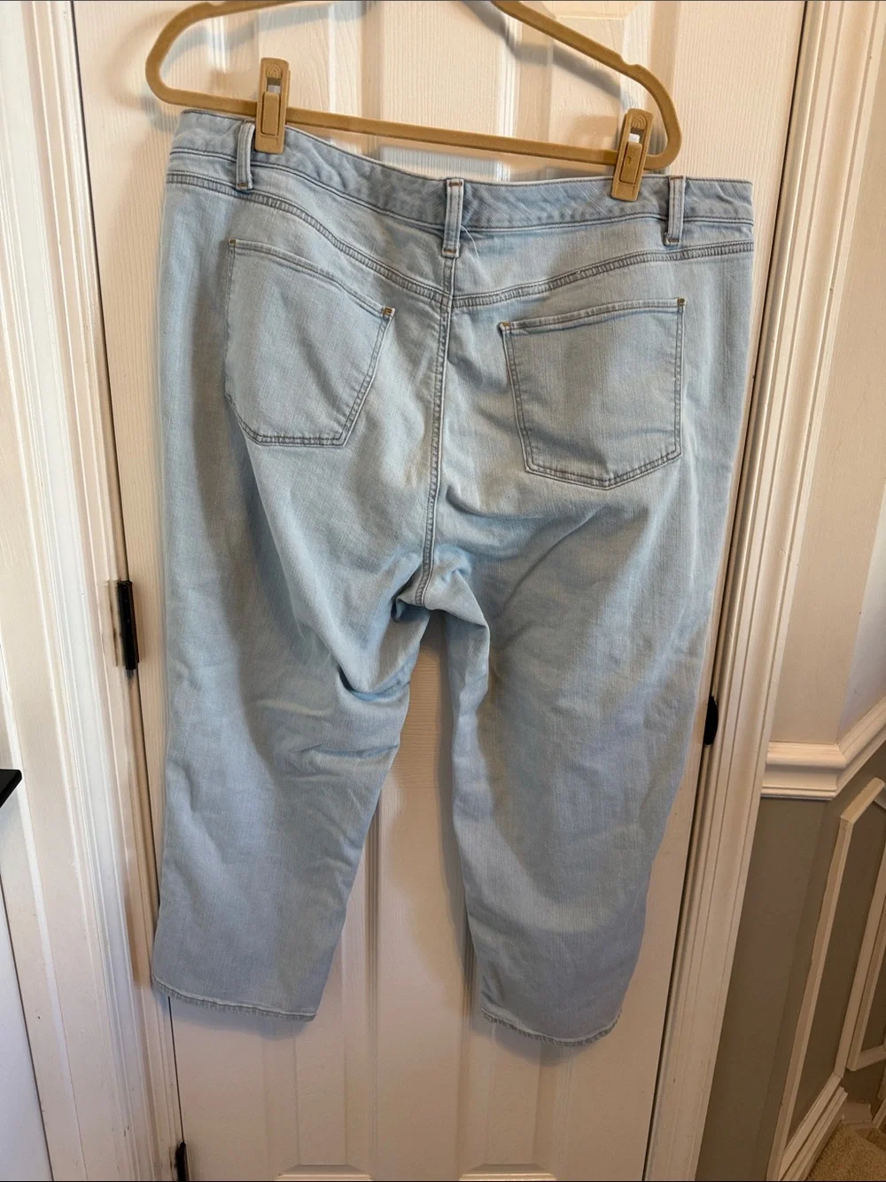 Talbots Straight Leg Cropped Jeans Sz 18w - Picture 5 of 5
